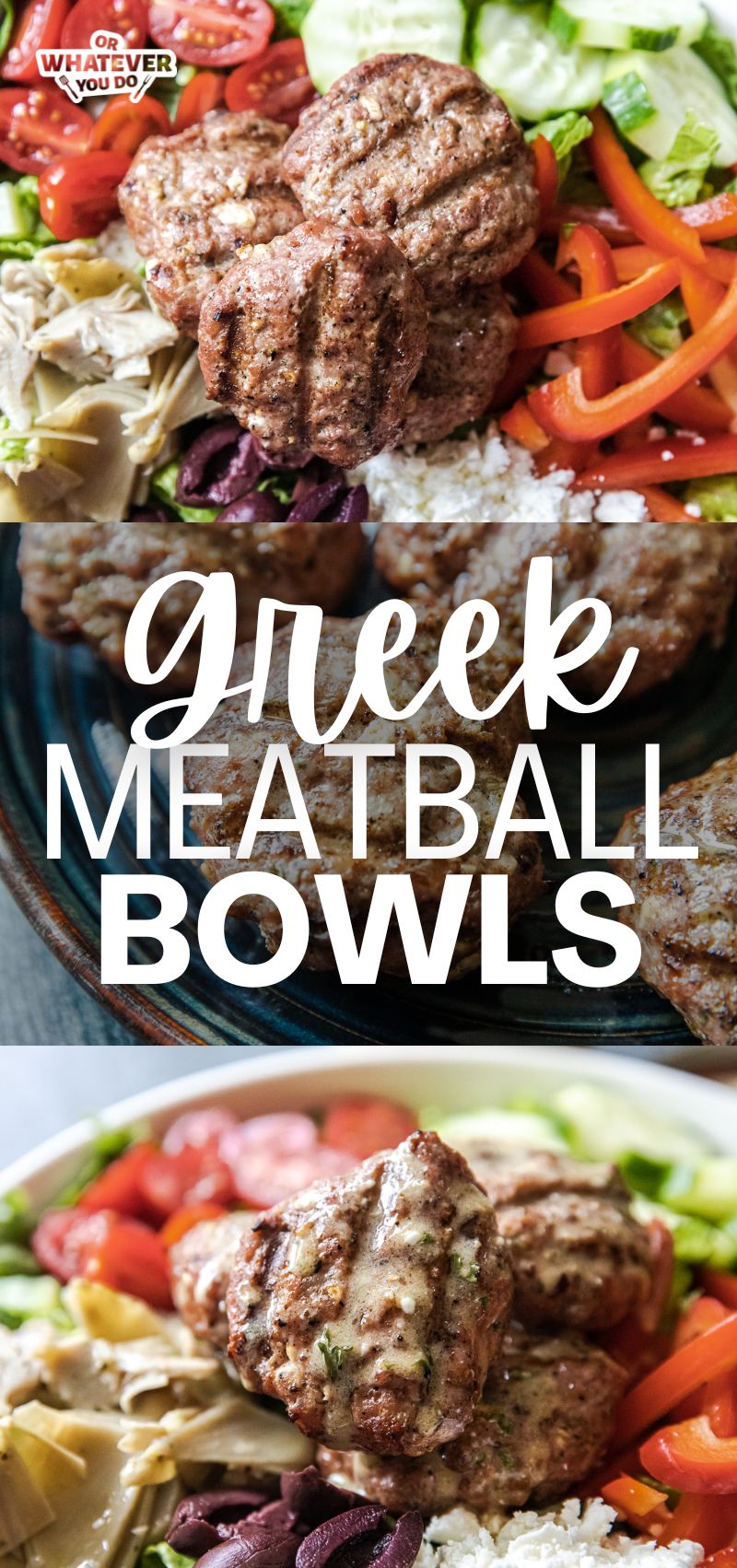 Greek Meatball Bowls