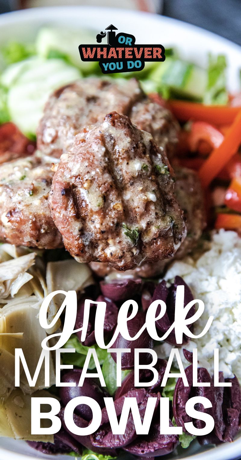 Greek Meatball Bowls