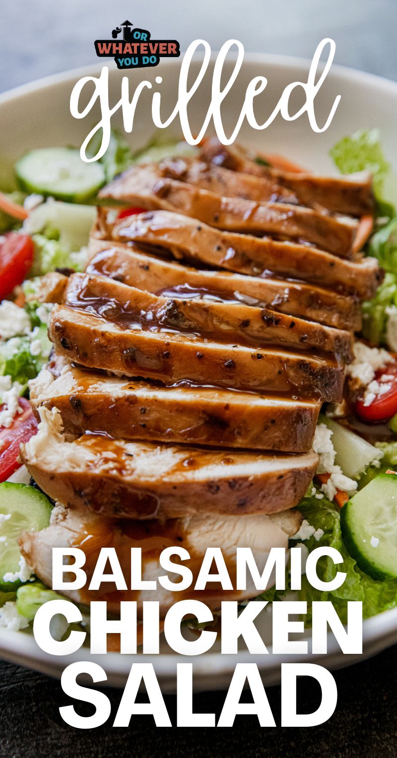 Grilled Balsamic Chicken Salad