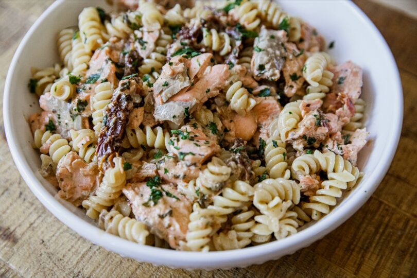 Cajun Salmon Pasta