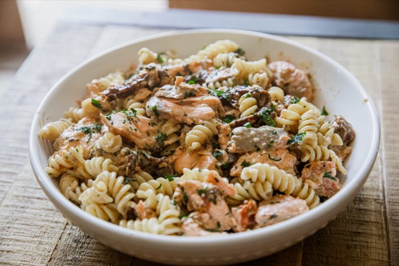 Cajun Salmon Pasta