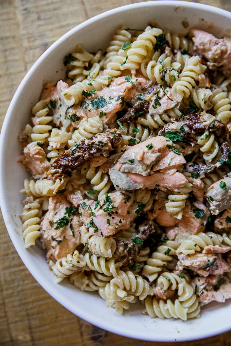 Cajun Salmon Pasta