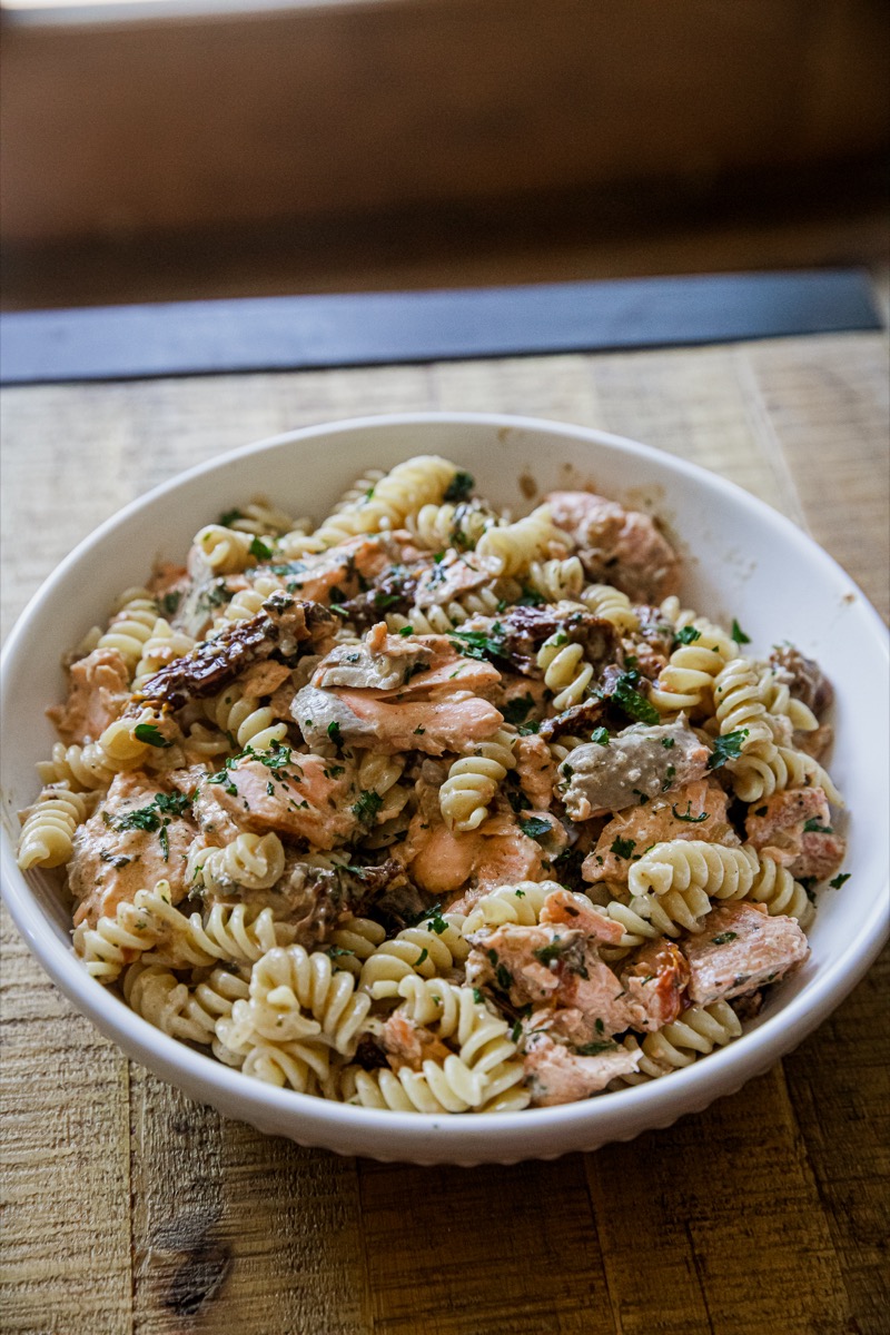 Cajun Salmon Pasta