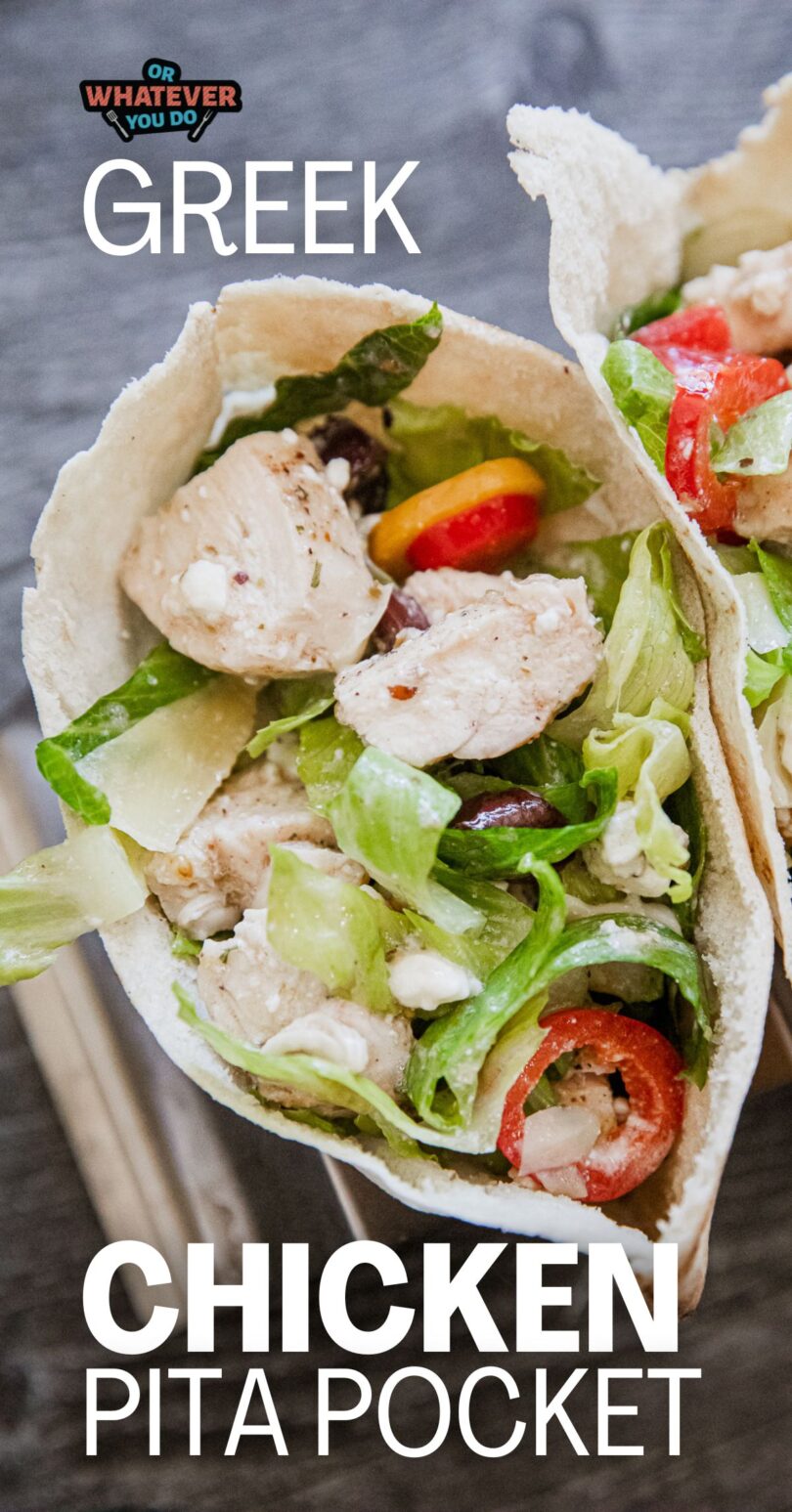 Greek Chicken Pita Pocket