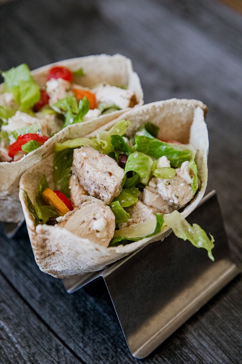 Greek Chicken Pita Pockets