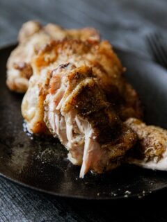 Grilled Chicken Thighs with Roasted Chicken Rub