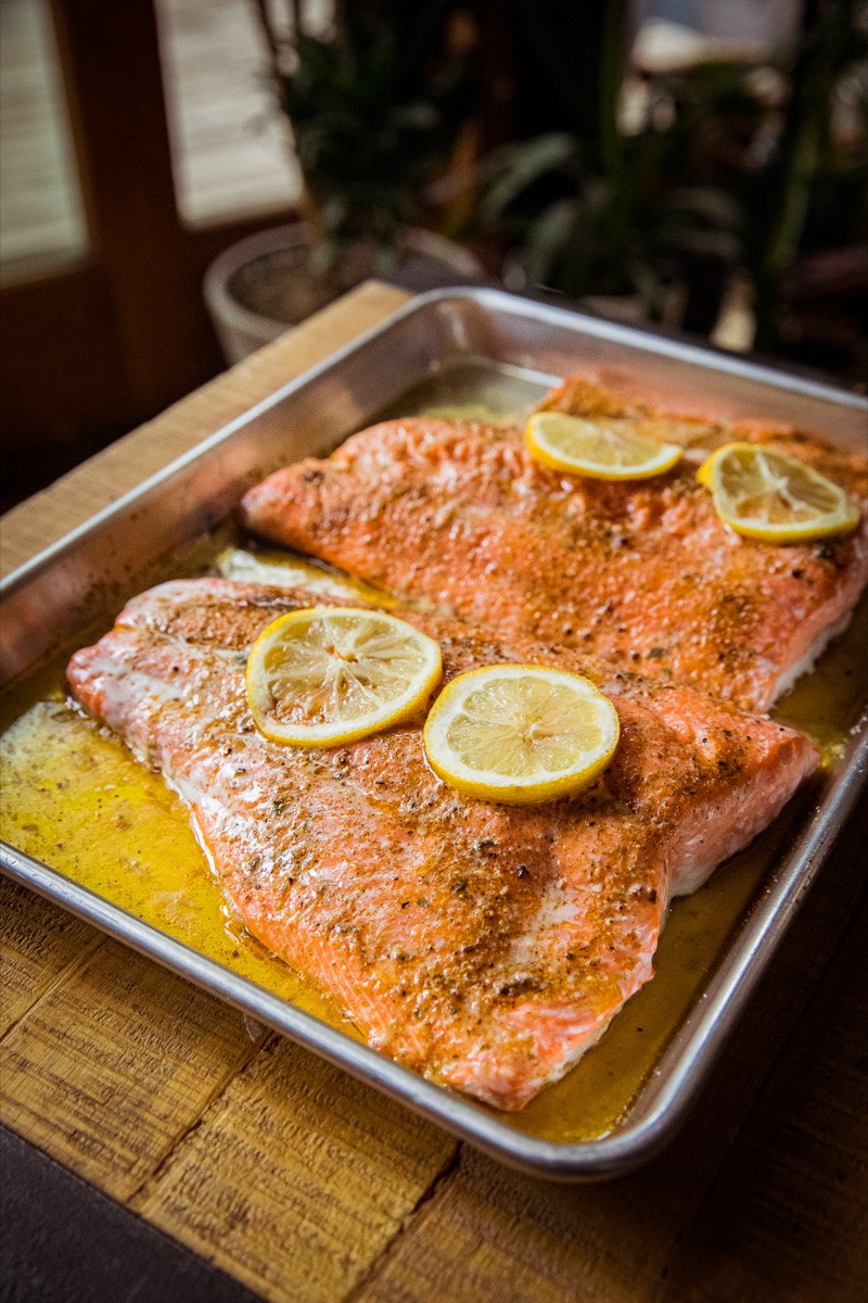 Grilled King Salmon