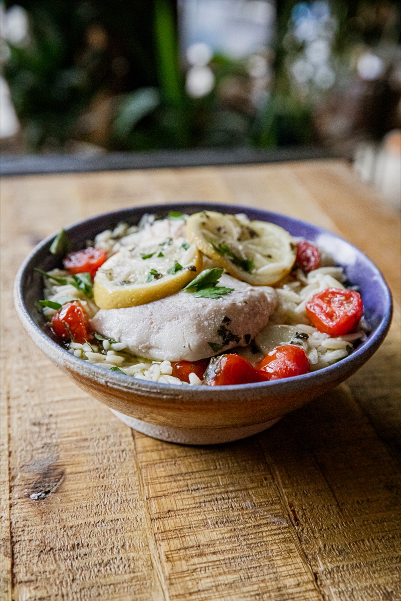 Sous Vide Halibut Cheeks