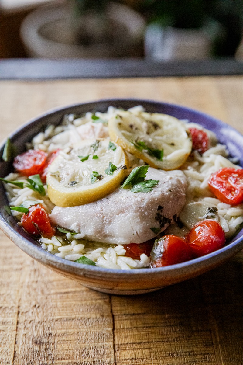 Sous Vide Halibut Cheeks