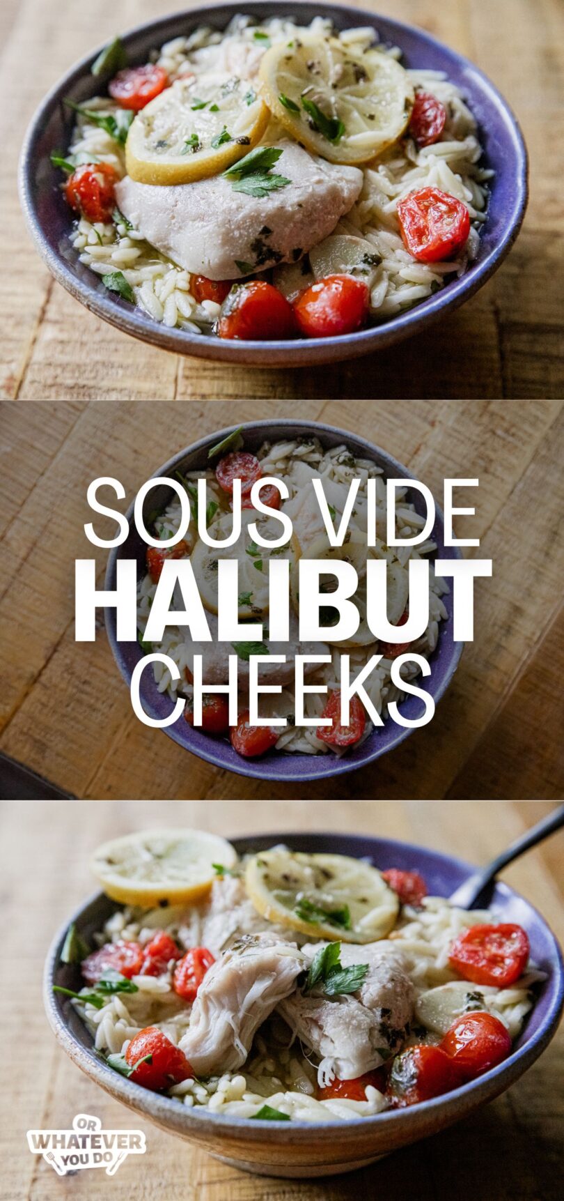 Sous Vide Halibut Cheeks