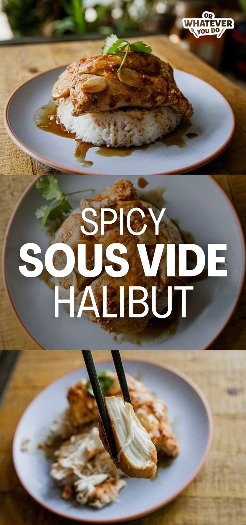 Spicy Sous Vide Halibut