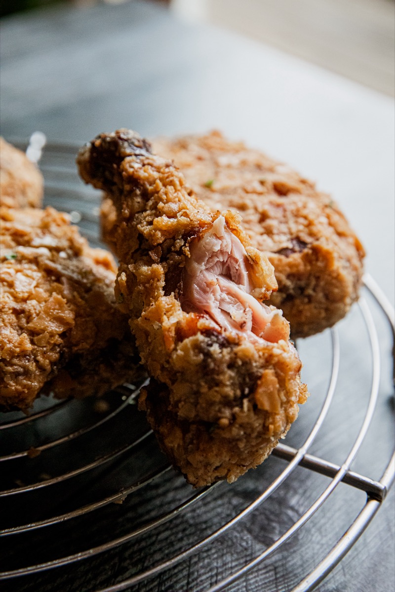 Brined, Smoked, and Fried Chicken