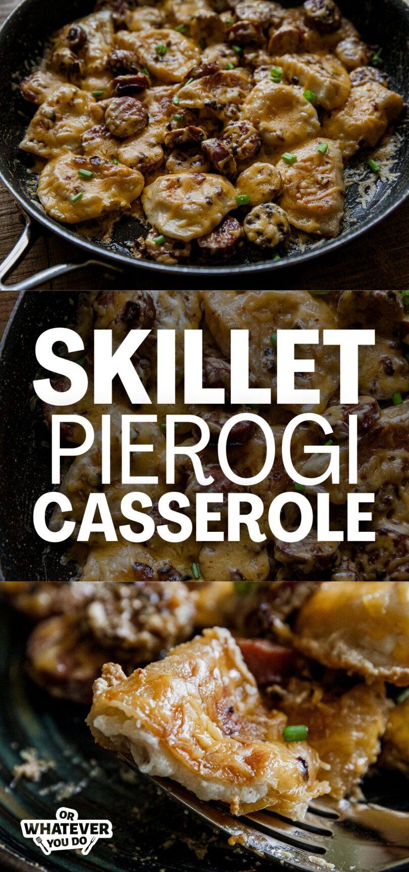 Skillet Pierogi Casserole