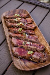 Spicy Blackstone Flat Iron Steak