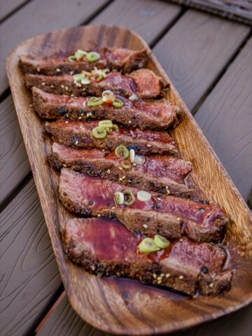 Spicy Blackstone Flat Iron Steak