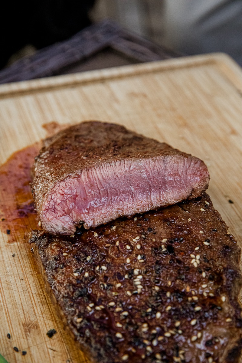 Spicy Grilled Flat Iron Steak