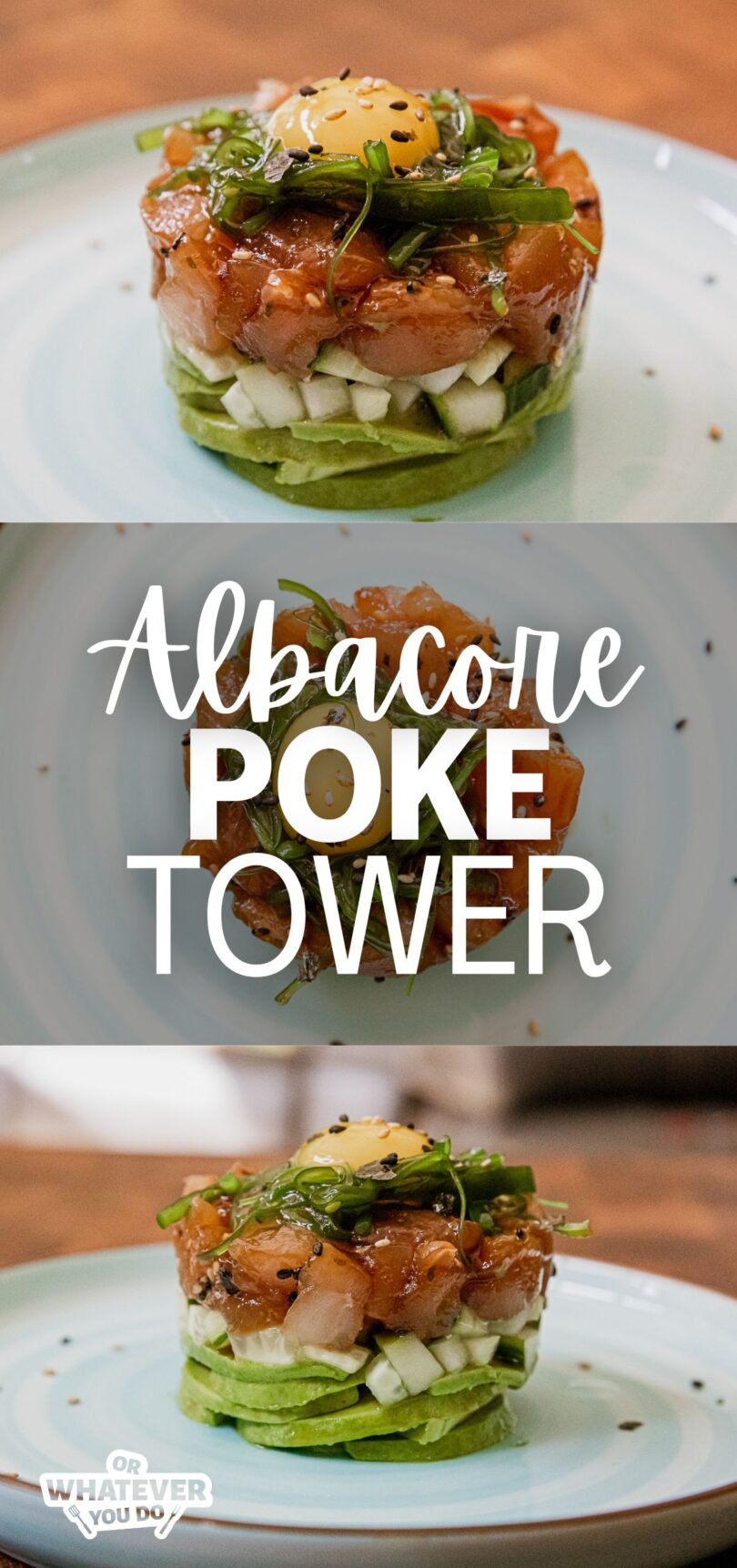 Albacore Poke Tower