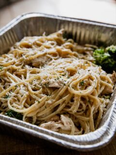 Blackstone Chicken Broccoli Alfredo