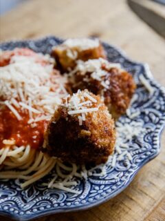 Blackstone Chicken Parmesan Meatballs