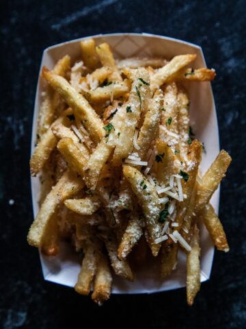 Blackstone Garlic Parmesan Fries