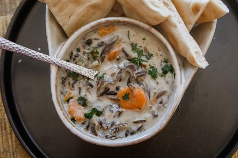 Creamy Minnesota Wild Rice Soup