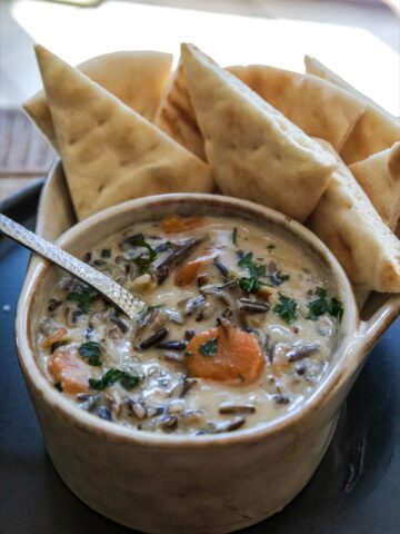 Creamy Minnesota Wild Rice Soup