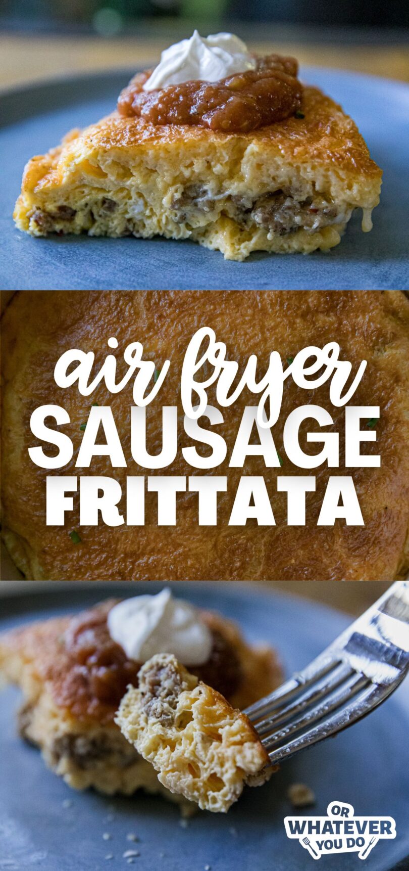 Air Fryer Sausage Frittata