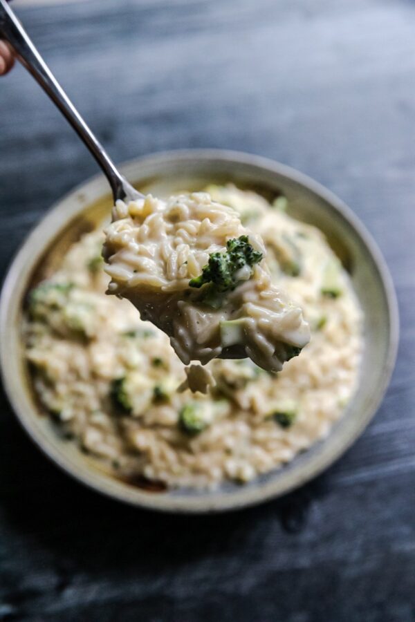 Broccoli Cheese Orzo