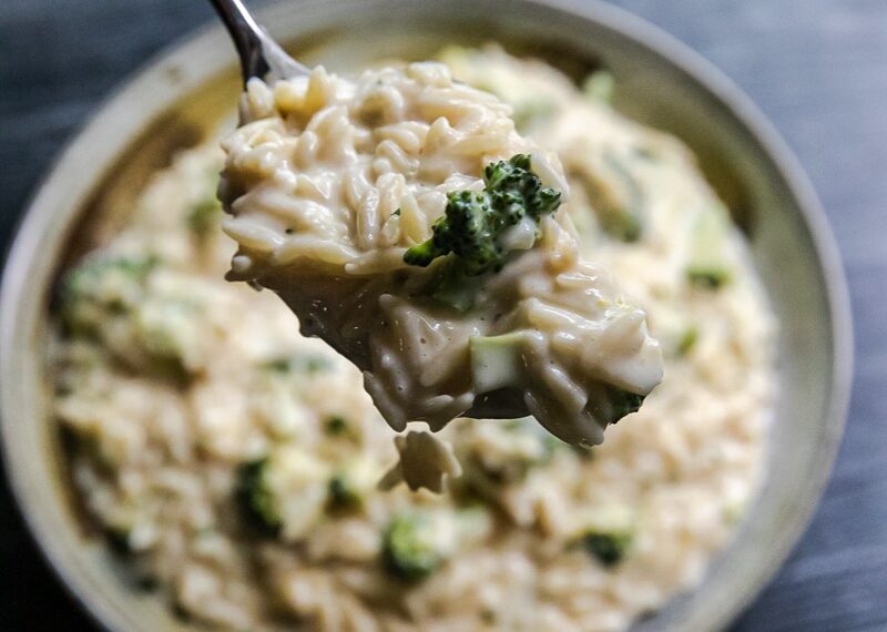 Broccoli Cheese Orzo