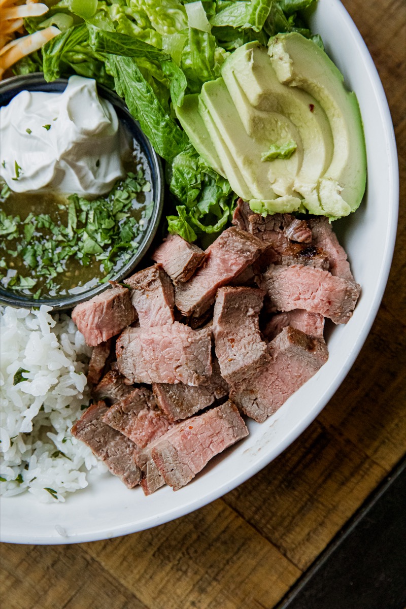 Chipotle Copycat Steak Burrito Bowls