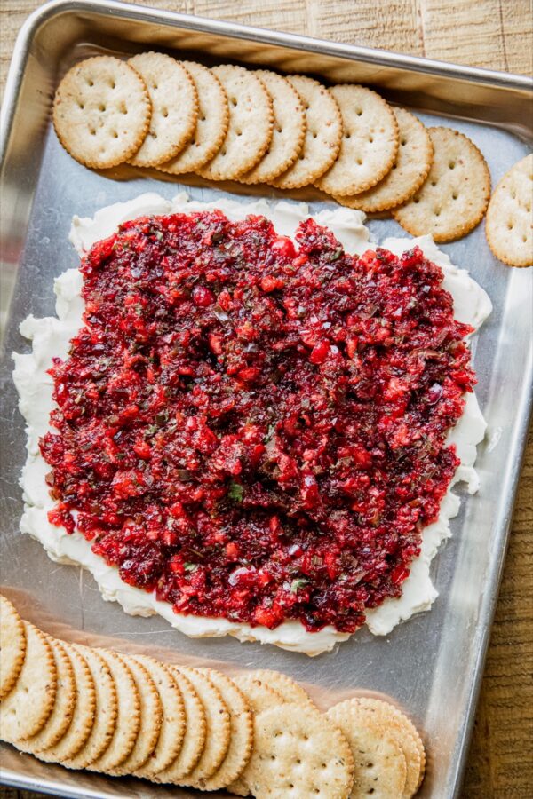 Cranberry Jalapeno Smoked Cream Cheese