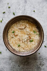 High Protein Egg Drop Soup