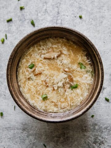 High Protein Egg Drop Soup