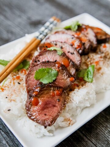 Traeger Teriyaki Venison Backstrap