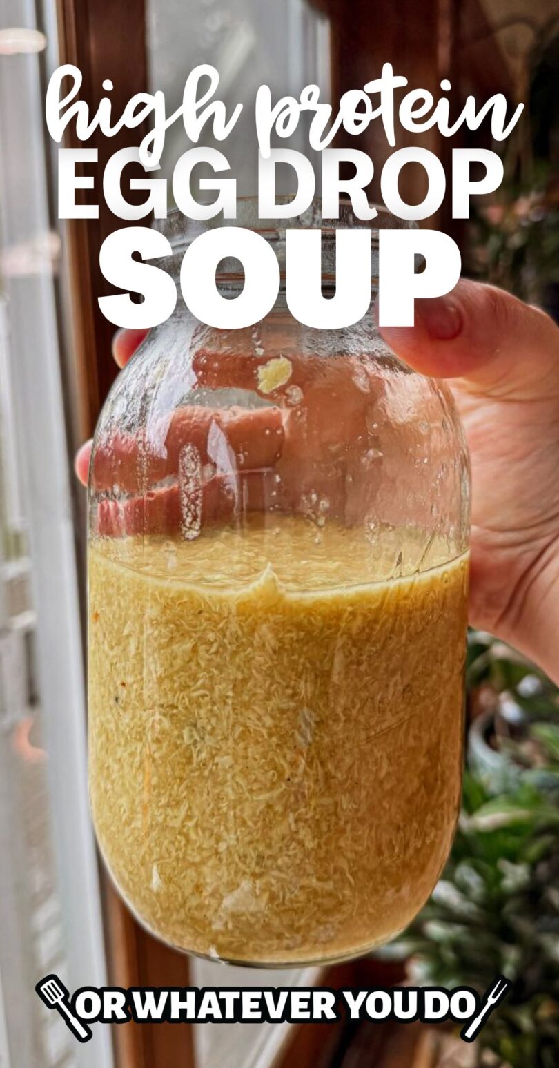 High Protein Egg Drop Soup