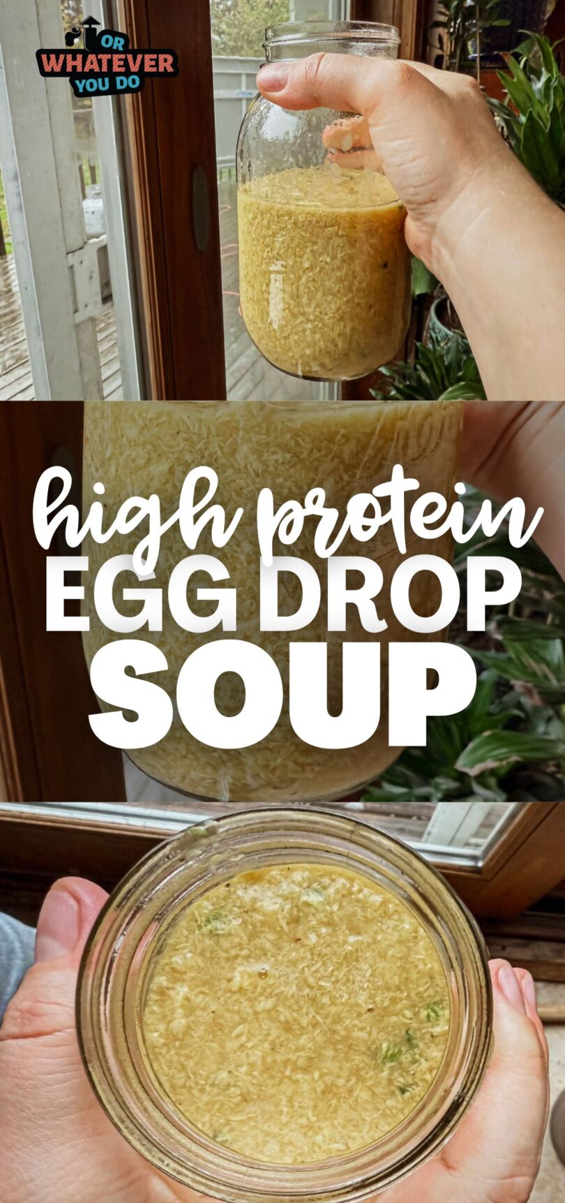 High Protein Egg Drop Soup