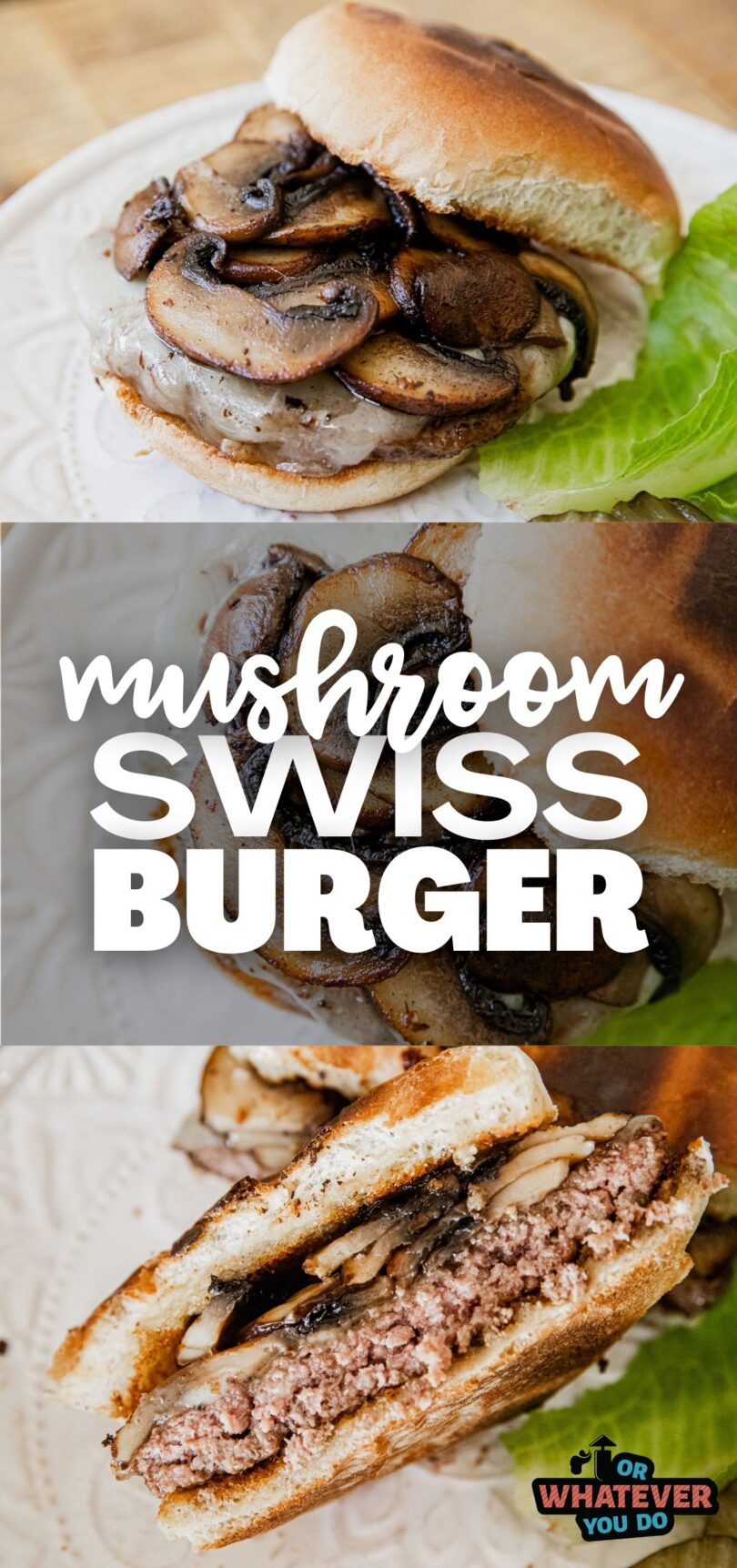 Mushroom Swiss Burger