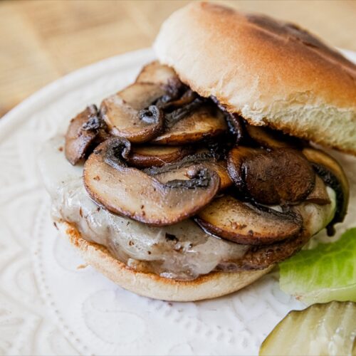 Mushroom and Swiss Burger