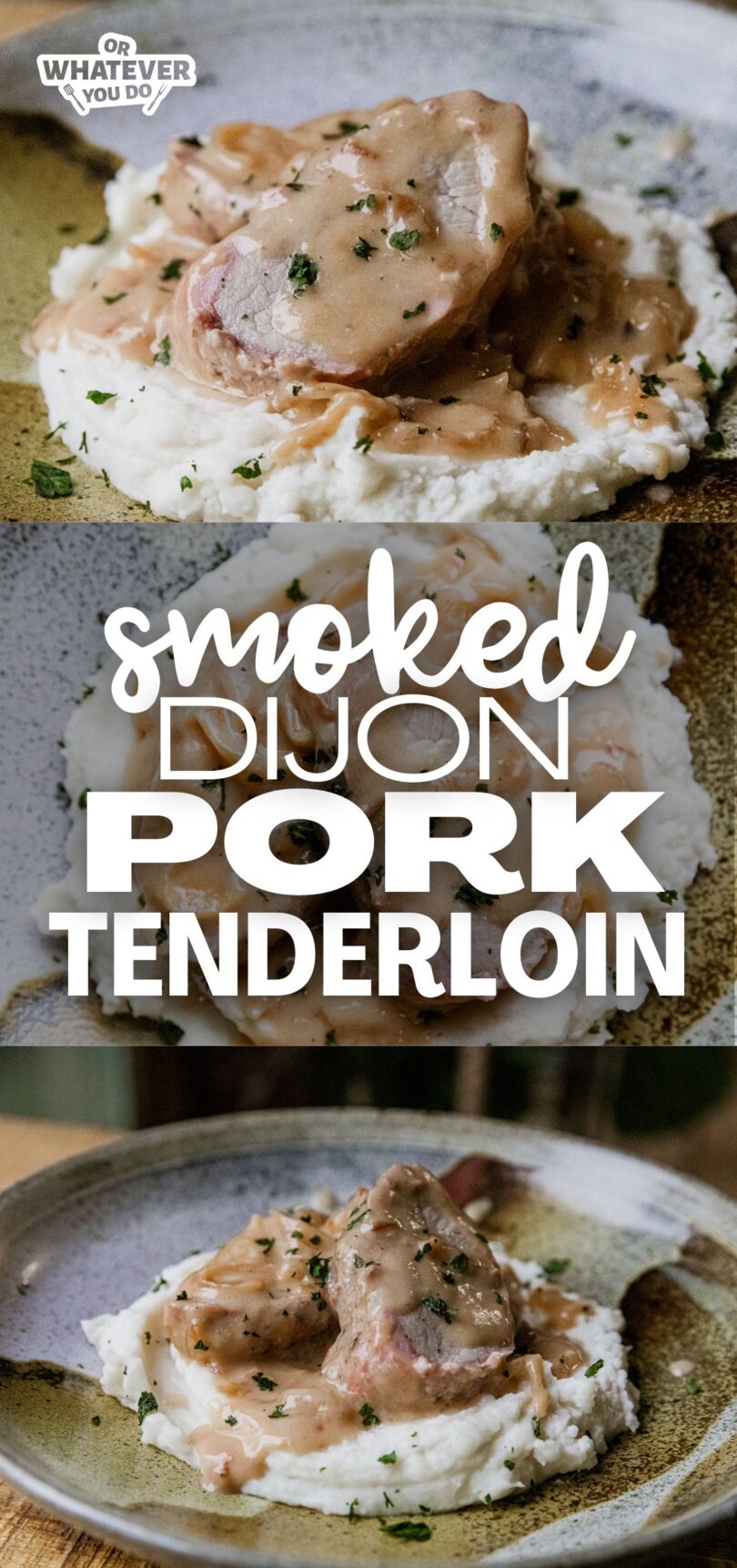 Smoked Dijon Pork Tenderloin