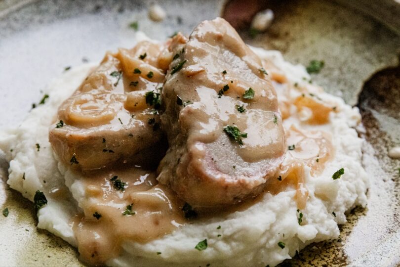 Traeger Dijon Cream Pork Tenderloin