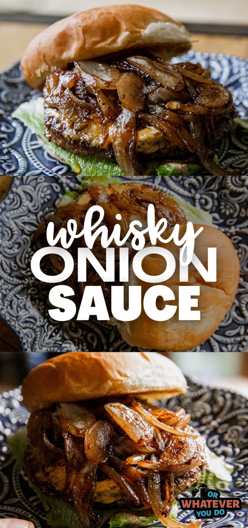 Whiskey Onion Sauce