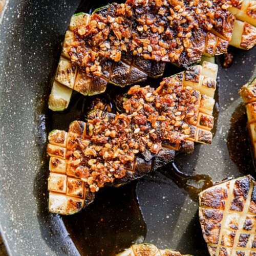 Chili Crisp Zucchini