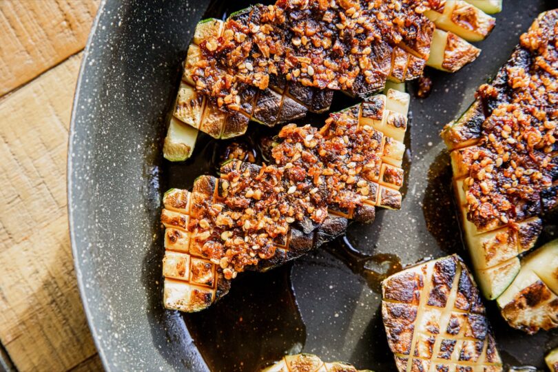 Chili Crisp Zucchini