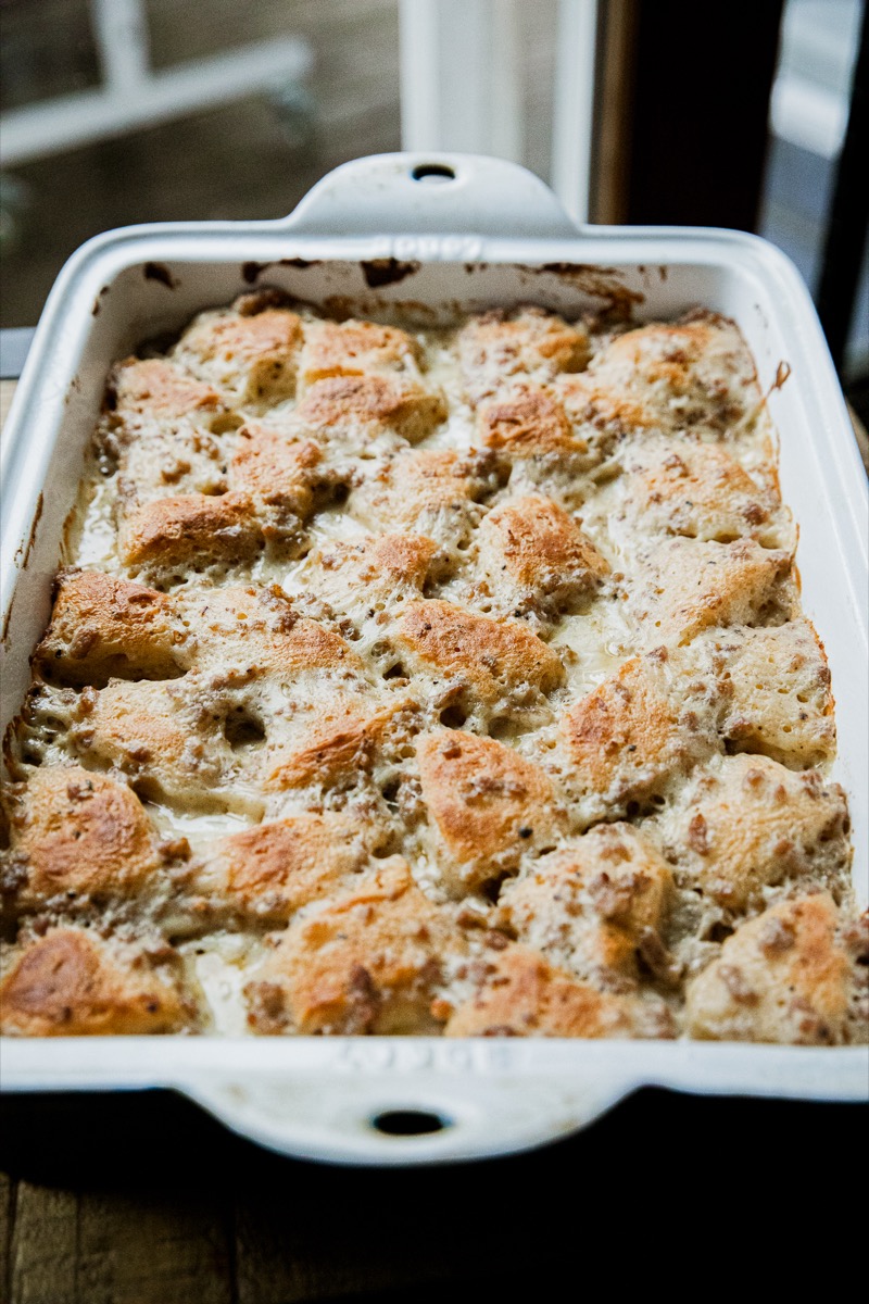 Biscuits and Gravy Casserole