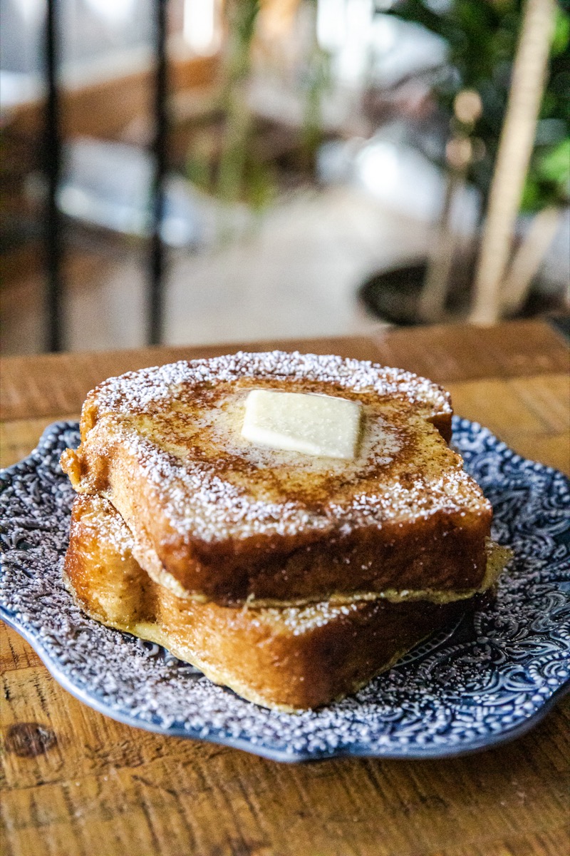 Blackstone Eggnog French Toast