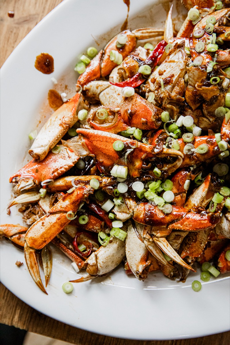 Ginger Scallion Crab