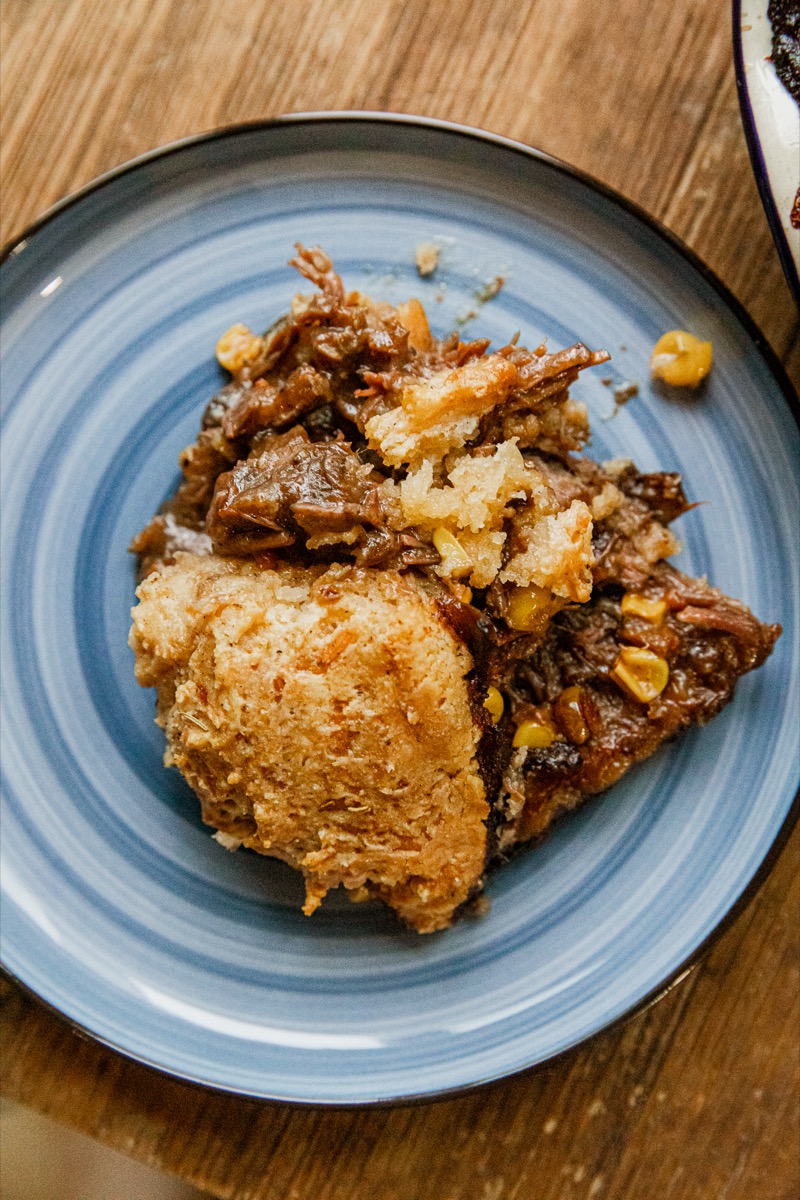 Smoked Shredded Beef Pot Pie