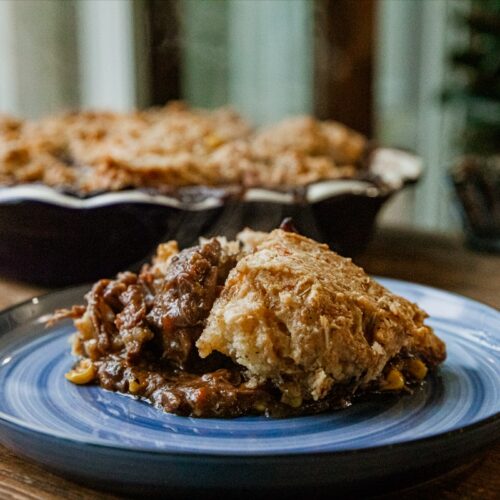 Smoked Shredded Beef Pot Pie