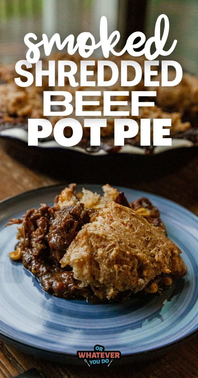 Smoked Shredded Beef Pot Pie