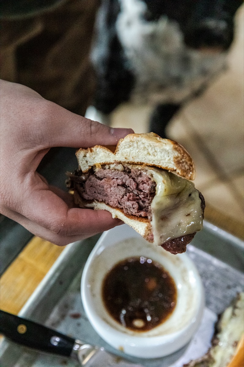 Sous Vide Venison French Dip